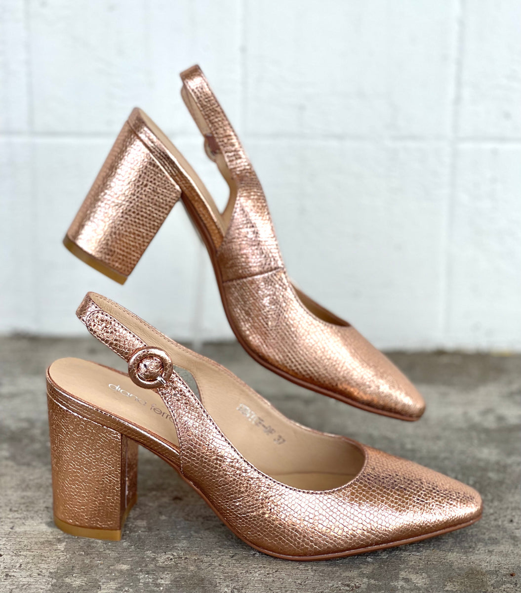 river island rose gold shoes