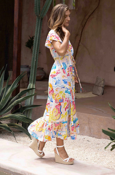 Go Girl Gigi Maxi La Dolce Vita White Dress VGLD239