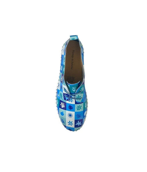Django & Juliette Huskies Blue Square Sneaker