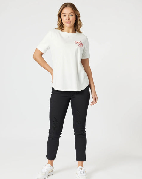 Threadz Caffe Ivory T-Shirt 47882