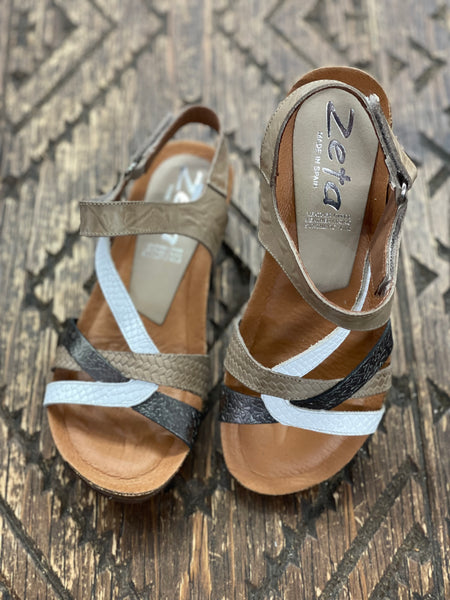 Zeta Ocean Blanco/Grey/Acero Sandal