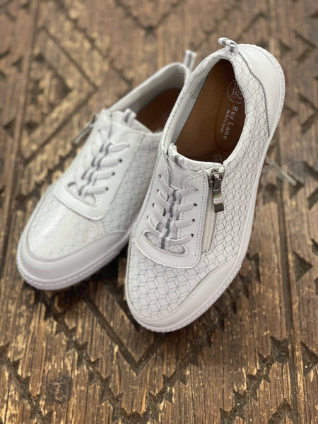 Bay Lane Glamper White Sneaker