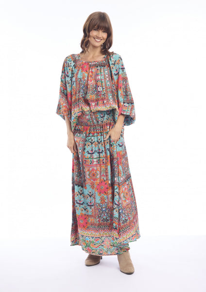 Escape Rabari Print Boho Top 92158
