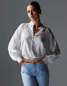 FATE+BECKER Berry Kiss Ivory Blouse 17121TWFA