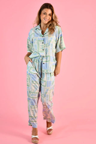 Go Girl Yacht Long Pants Toucan Tango Blue VGLP006