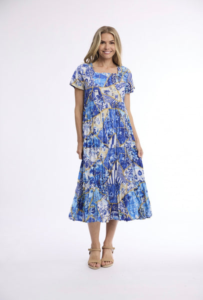 Orientique 50 Years MIDI Print Dress 30262