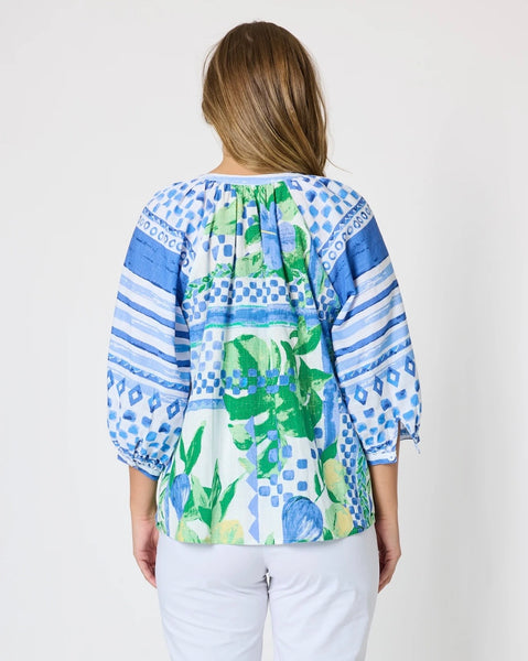 Threadz Limoncello Print Top 50198