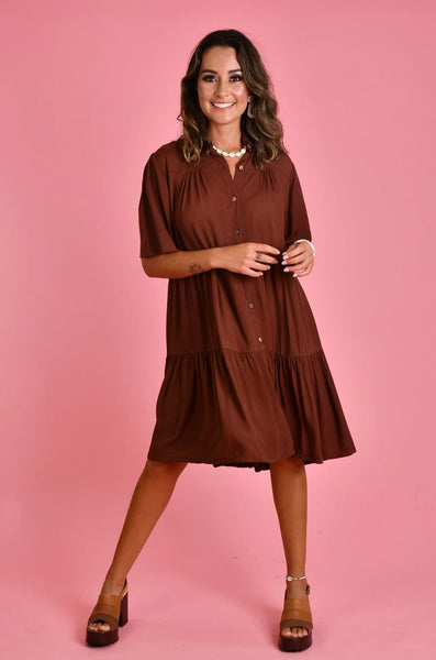 Go Girl Victoria Dress Chocolate VGLD170