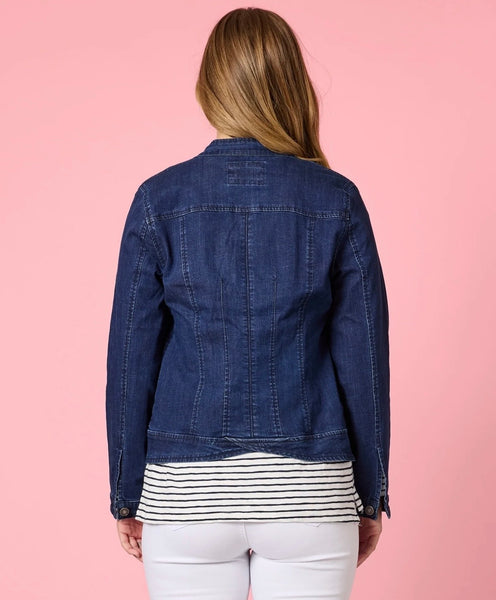 Threadz Maggie Dark Denim Jacket 44017