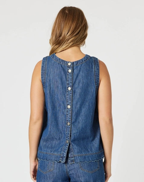 Threadz Charli Denim Top 47674