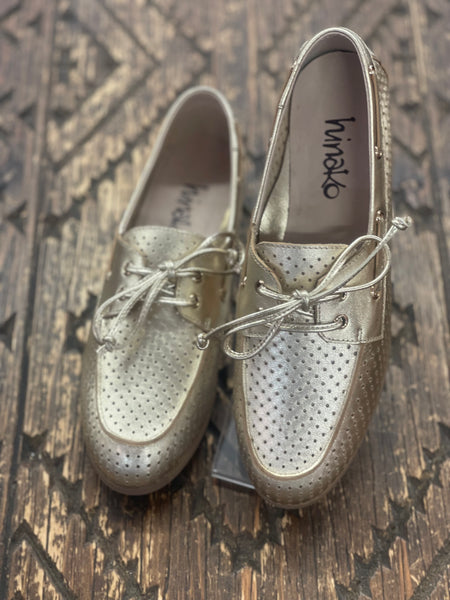 Hinako Alba Gold Loafer