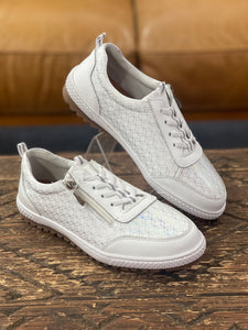 Bay Lane Glamper White Sneaker