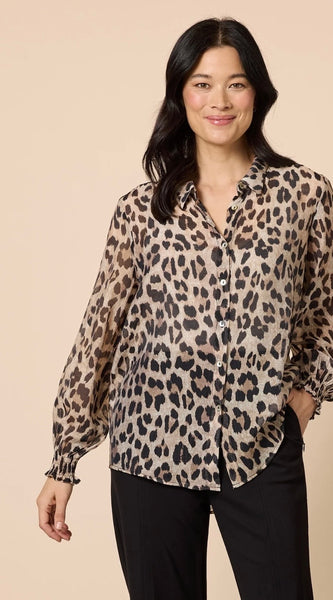 Gordon Smith Cheetah Print Shirt 48815