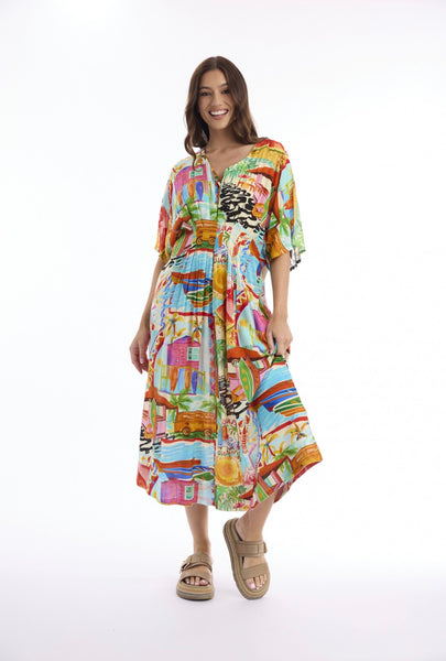 Escape Blanca Print Dress 30326