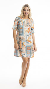 Orientique Kauai Print Dress 81311