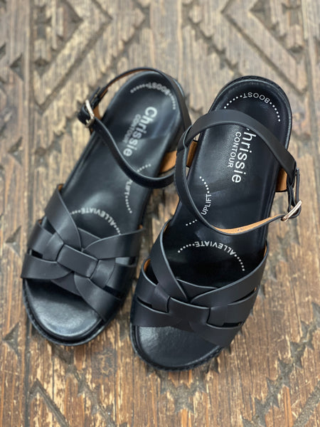 Chrissie Felix Black Sandal