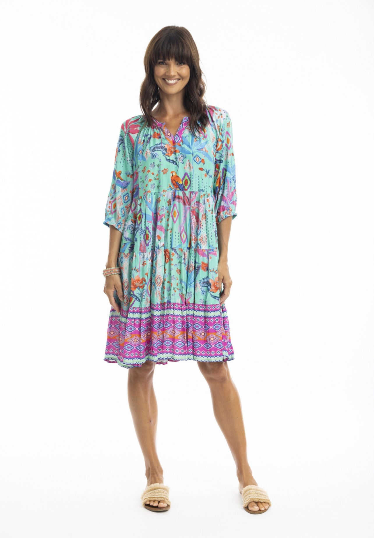 Escape Marina 3/4 Sleeve Dress 91047