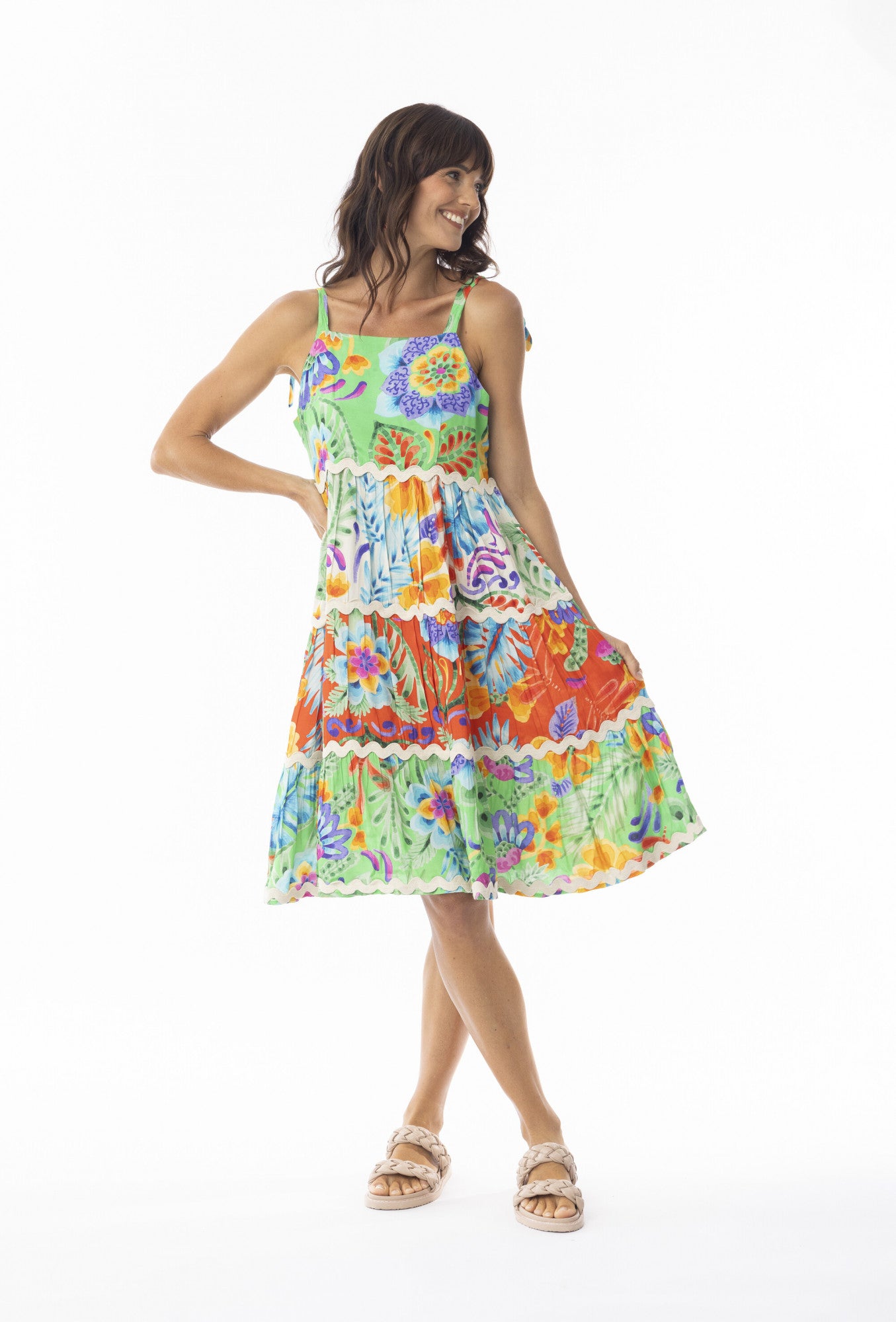 Escape Sofia Strappy Dress 10045