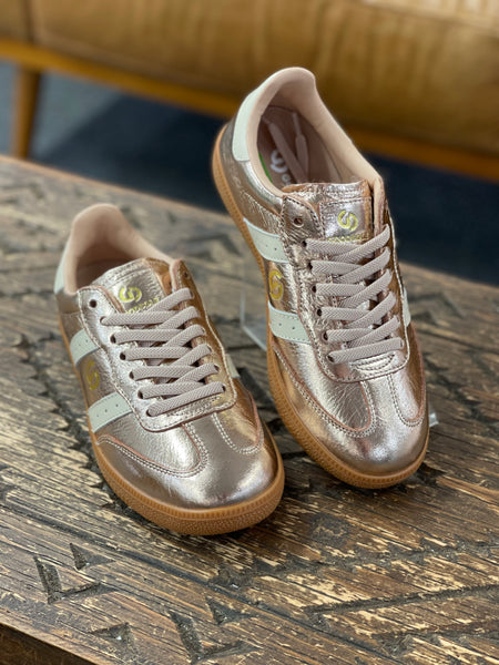 Goodsole Parallel Rose Gold/Ivory Metallic Sneaker
