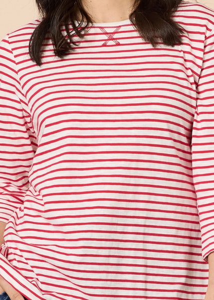 Gordon Smith Harbour Red Stripe Tee 48949