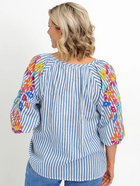 Alexander Santorini Gypsy Blue Top