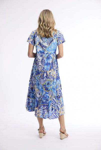 Orientique 50 Years MIDI Print Dress 30262