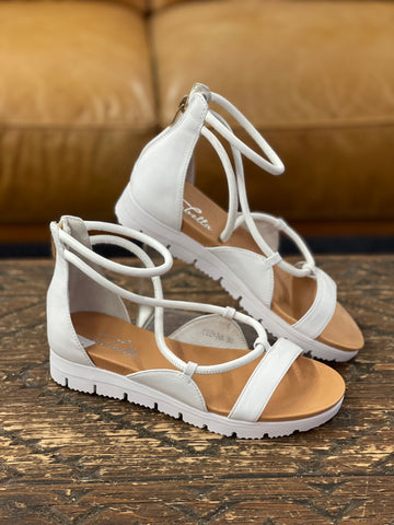 Isabella Ceduna White Sandal