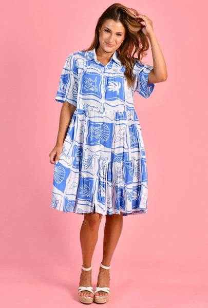 Go Girl Victoria Dress Kingfisher Blue VGLD170