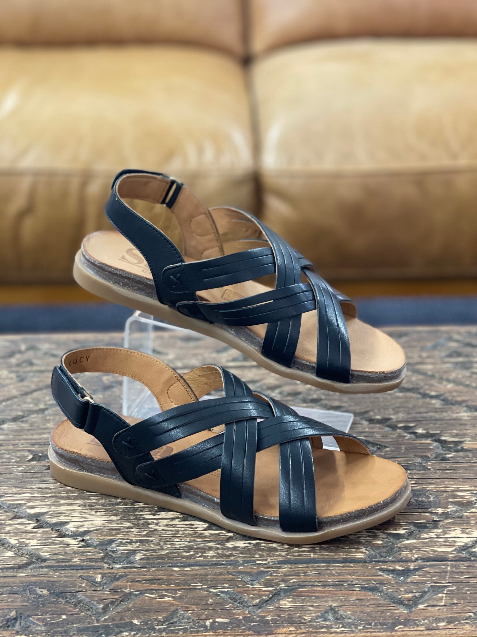 Sala Lucy Black Sandal
