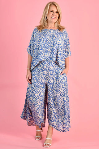 Bodacious Sydney Wide Leg Pant Morning Safari VBLP106