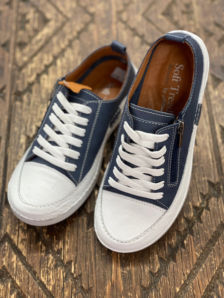 Soft Tread Brooke Navy/White Sneaker