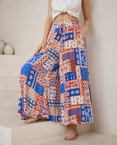 Iris Maxi Autum Wide Leg Pant 2032240-43