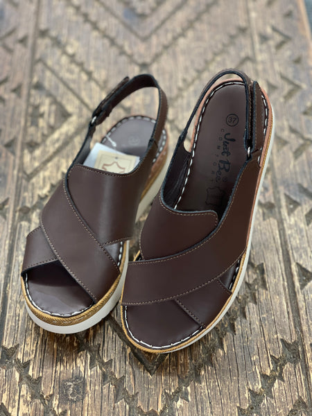 Just Bee Chipata Chocolate Sandal