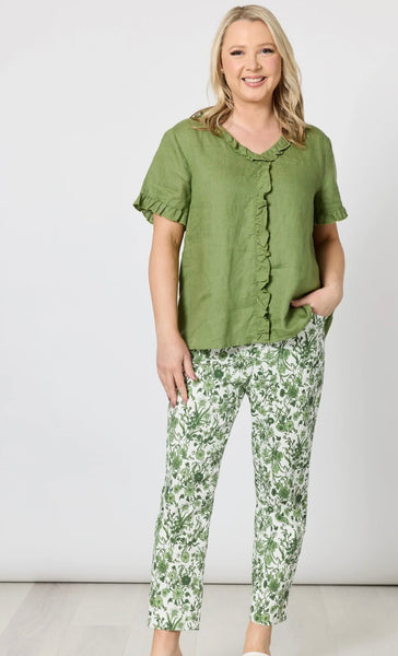 Gordon Smith Tiffany Shirt Basil 41077