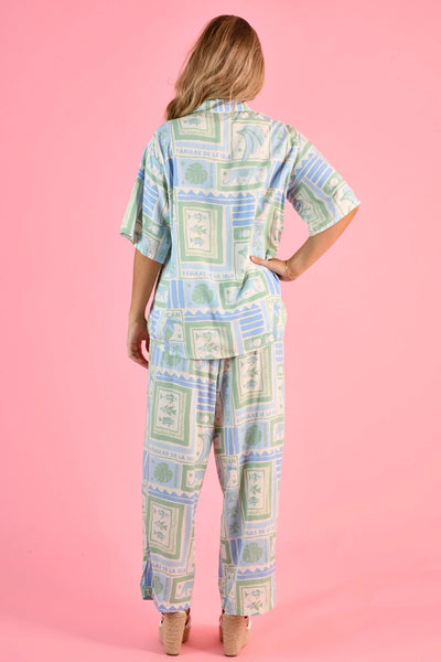 Go Girl Yacht Long Pants Toucan Tango Blue VGLP006