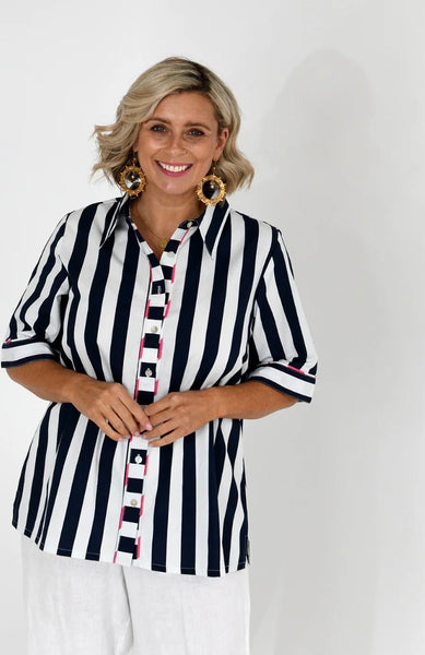 Alexander Santorini Francesca Stripe Shirt