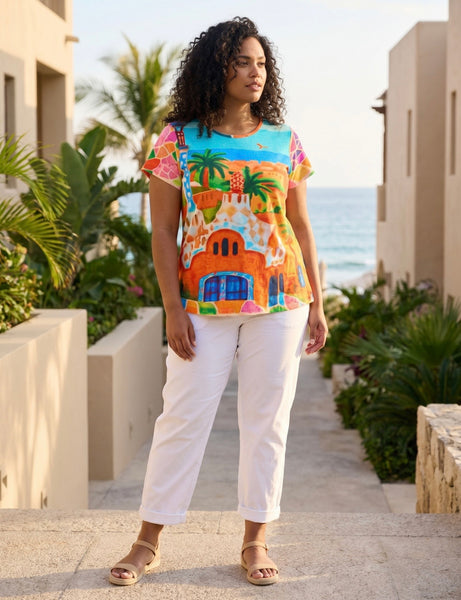 Orientique Park Guel Contemporary Crew T-Shirt 23182P