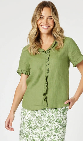 Gordon Smith Tiffany Shirt Basil 41077