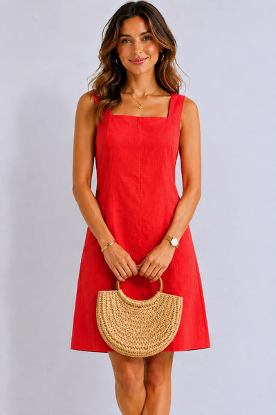 Jar of Hearts Preppy Shift Dress Watermelon VJHD450