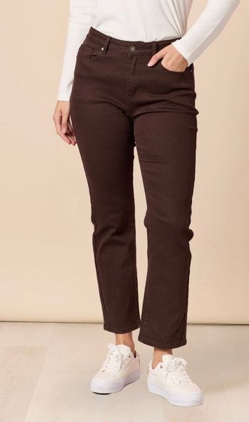 Gordon Smith Slim Leg Miracle Jean Coffee 107202