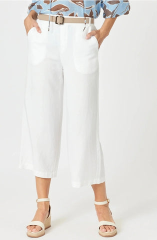 Gordon Smith Lino Wide Leg White Pant 47775