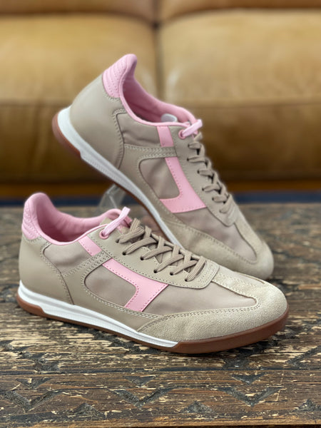 Hush Puppies Finale Latte/Pink Sneaker