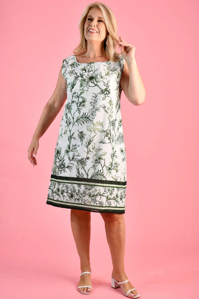 Pure Cotton Co St.Gilies Dress Ditzy Vine