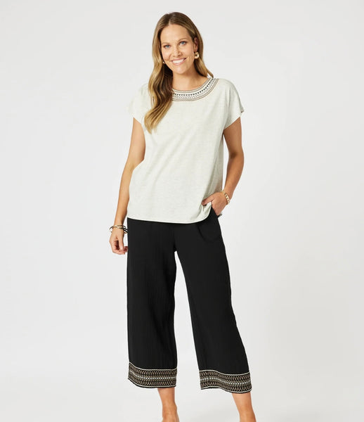 Clarity Cross Stitch Natural Tee 47850