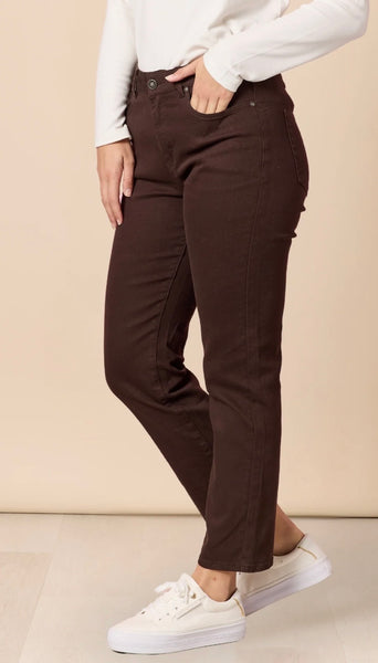 Gordon Smith Slim Leg Miracle Jean Coffee 107202