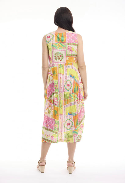 Orientique Gulnar Bubble Print Dress 10102