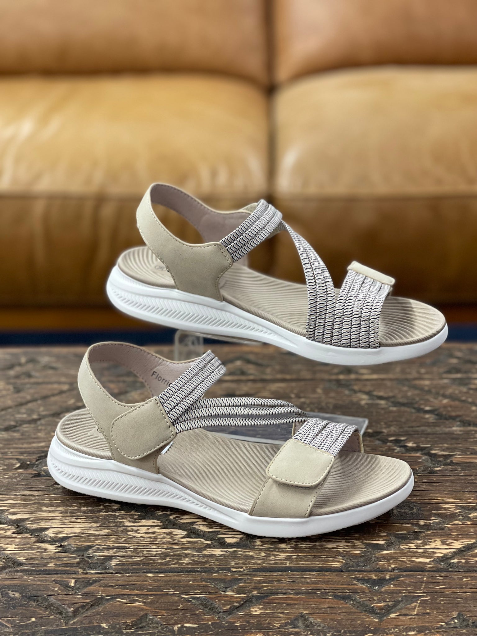 CC Resorts Florrie Apricot/Multi Sandal