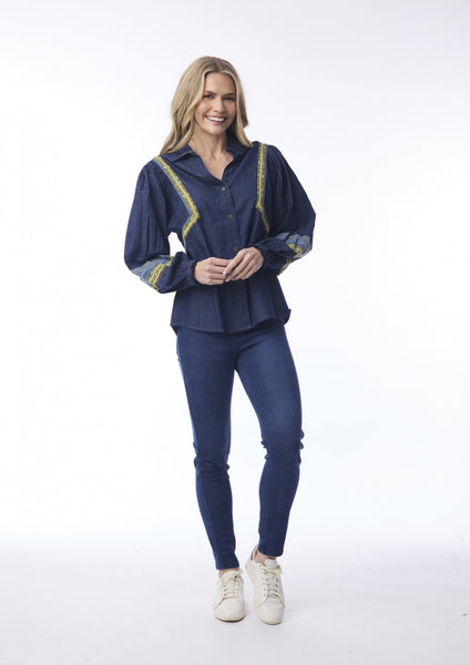 Orientique Isfahan Denim Top 32477