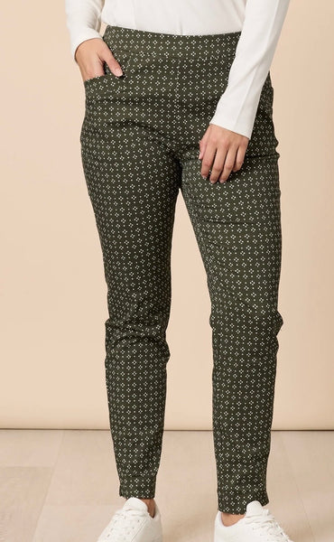 Gordon Smith Kelly Print Pant Khaki 48723