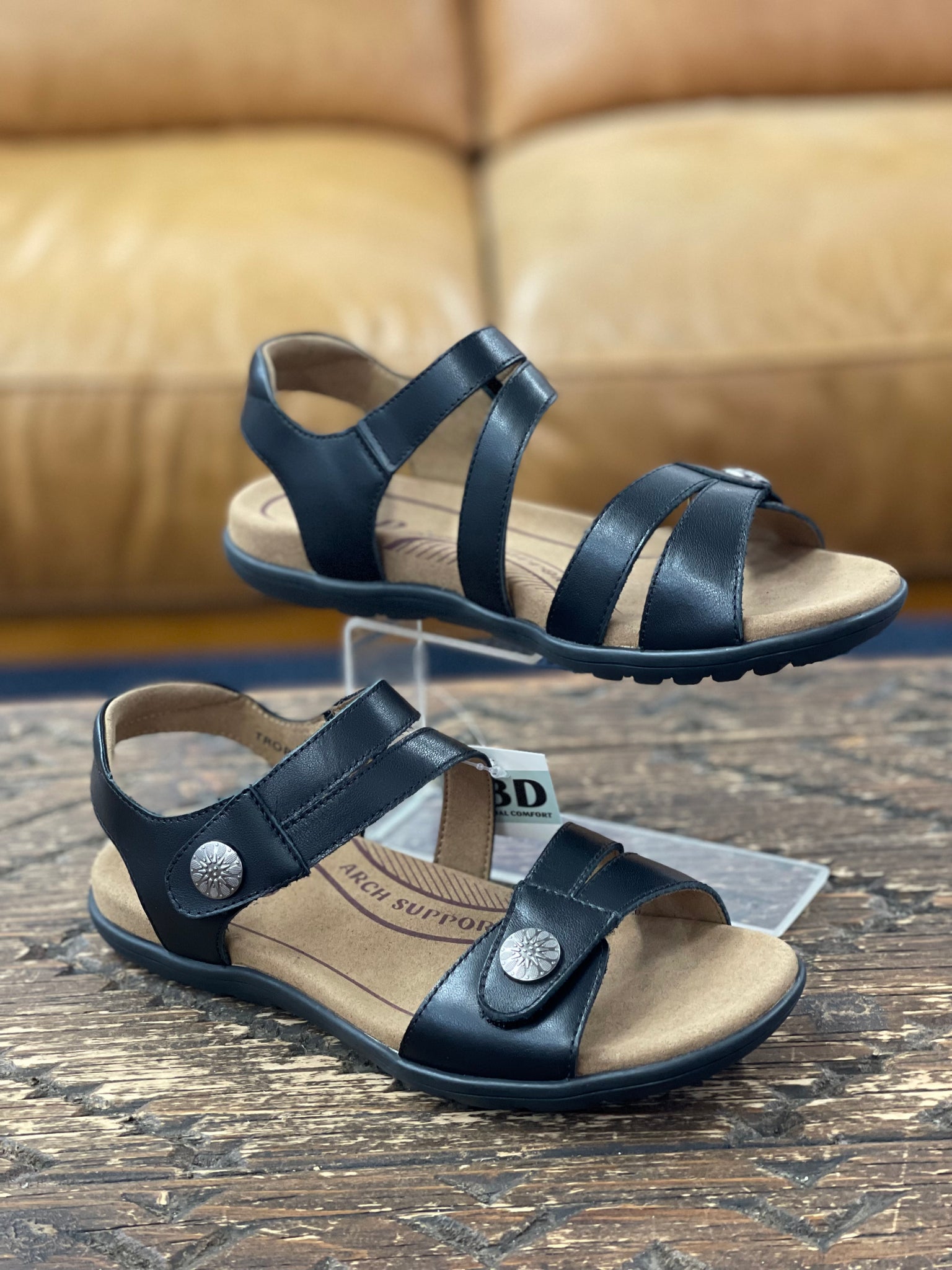 CBD Trophy Black Sandal